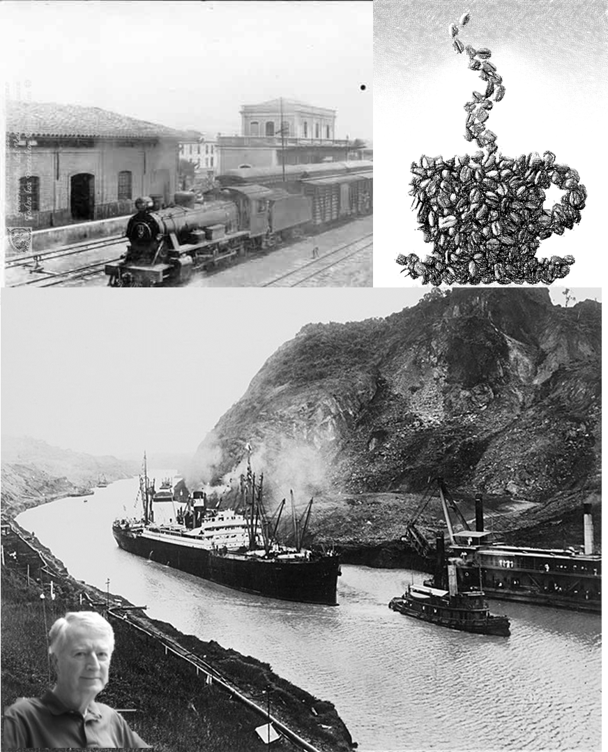 El canal de Panamá con aroma de café